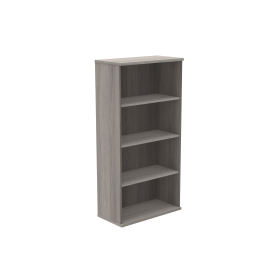 Astin Bookcase 3 Shelves 800mm x 400mm x 1592mm Alaskan Grey Oak 821534 F