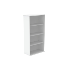 Astin Bookcase 3 Shelves 800mm x 400mm x 1592mm Arctic White 821529 F