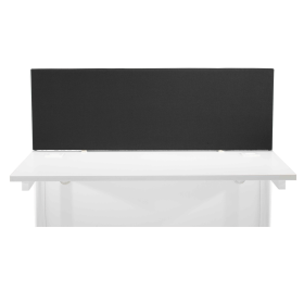 Astin Desk Mounted Screen 1190mm x 27mm x 390mm Black 848268 F
