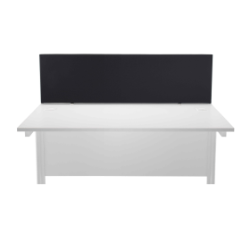 Astin Desk Mounted Screen 1390mm x 27mm x 390mm Black 848270 F