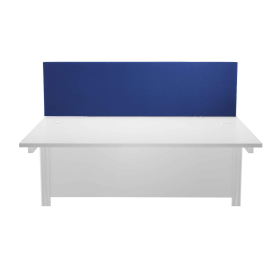Astin Desk Mounted Screen 1390mm x 27mm x 390mm Royal Blue 848271 F