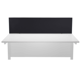 Astin Desk Mounted Screen 1590mm x 27mm x 390mm Black 848272 F