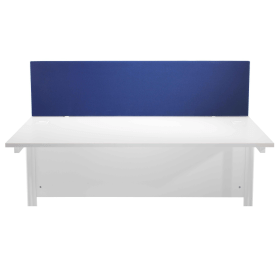 Astin Desk Mounted Screen 1590mm x 27mm x 390mm Royal Blue 848273 F