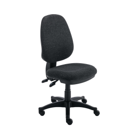 Astin Nesta Operator Chair 2 Lever Upholstered 590mm x 900mm x 1050mm Charcoal 821631 F
