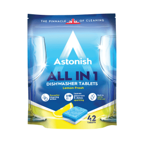 Astonish All in 1 Dishwasher Tablets Blue 42 Pack AST22180 755213 F