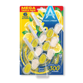 Astonish Foam and Fresh Lemon Splash Toilet Blocks x3 9 Pack C2106 AST21397 F