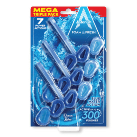 Astonish Foam and Fresh Ocean Toilet Blocks x3 9 Pack C2120 AST21400 F