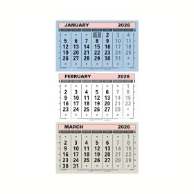 At A Glance 2026 3 Monthly Calendar 913175 F