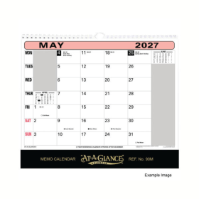 At A Glance 2027 Wall Calendar AT84152 F