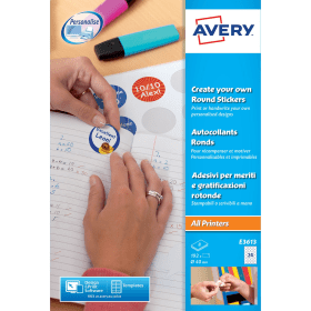 Avery Create Your Own Reward Stickers 8 Sheet 192 Pack 382794 F