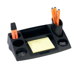 Avery DTR Eco Desk Tidy 7 Compartments Black 115732 F