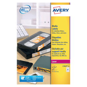 Avery Mini Data Cartridge Label 72mm x 21.1mm White 600 Pack 131297 F