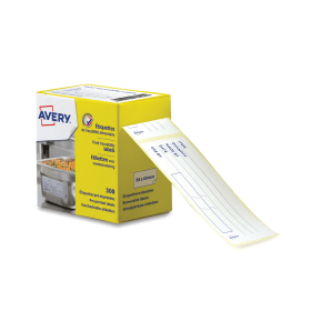 Avery Printed Food Traceability Labels 98mm x 40mm 300 Pack 489391 F