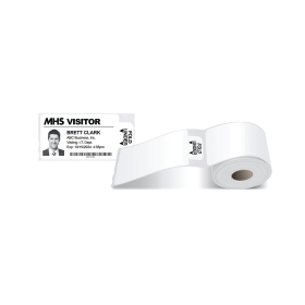 Avery Self Adhesive Time Expiring Visitor Badge 71mm x 49mm 250 Pack AV15173 F