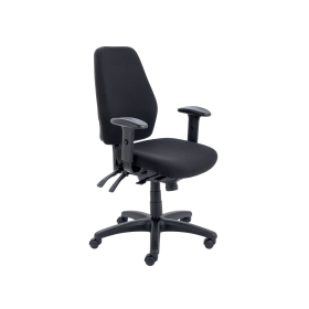 Avior Centro Call Centre Chair with 2D Adjustable Arms Fabric Black 795743 F