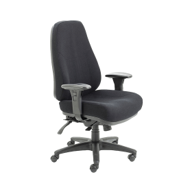 Avior Lucania High Back Task Chair 640mm x 655mm x 1055 1140mm Black 411631 F