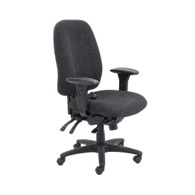 Avior Tapton Heavy Duty Chair 680mm x 680mm x 1000 1160mms Charcoal 279825 F