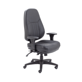 Avior Thorpe High Back Task Chair 670mm x 650mm x 1090 1175mm Black 411632 F