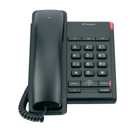 BT Converse 2100 Corded Telephone Black 111940 F