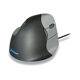 BakkerElkhuizen Evoluent4 Right Hand Wired Mouse Black 432861 F