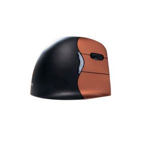 BakkerElkhuizen Evoluent4 Right Handed Vertical Small Wireless Mouse Black Orange 888865 F