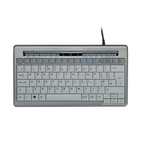 BakkerElkhuizen S board 840 Compact Keyboard Wired Silver 432858 F