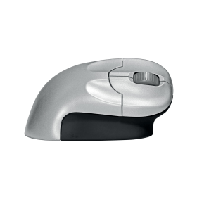 BakkerElkhuizen Vertical Grip Right Handed Wireless Mouse Silver Black 596727 F