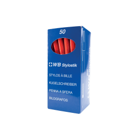 Ballpoint Pen 0.7mm Line Red 50 Pack 179576 F
