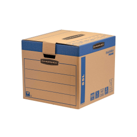 Bankers Box Double Wall SmoothMove Fastfold Removal Box Large 85 Litre Brown 5 Pack 280565 F