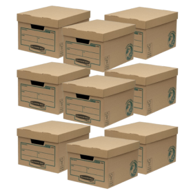 Bankers Box Earth Series Storage Box Brown 10 Pack 409791 F