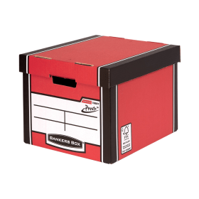 Bankers Box Premium Tall Box Red 5 Pack 607163 F