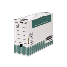 Bankers Box Transfer File Foolscap Green 10 Pack 113640 F