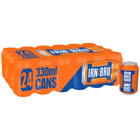 Barrs Irn Bru Fizzy Drink 330ml 24 Pack 410280 F