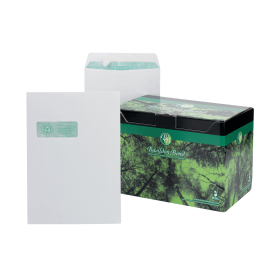 Basildon Bond Peel and Seal C4 Windowed Pocket Envelope 120gsm White 250 Pack 126455 F