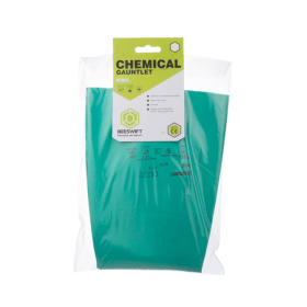 Beeswift 18 Inch Nitrile Gauntlet Gloves Green Large BS057L 797035 F