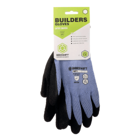 Beeswift Builders Multipurpose Latex Gloves Black XL 782157 F
