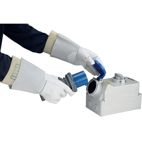 Beeswift Electrician Gloves Cover White 9 509973 F
