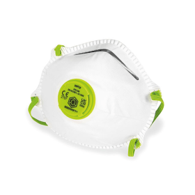 Beeswift FFP2V Moulded Valved Respirator Mask 5 Pack BSW27062 F