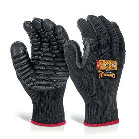 Beeswift Gloveszilla Anti Vibration Gloves Black Large 508274 F