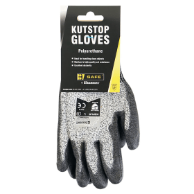 Beeswift Kutstop Polyurethane Gloves Black Large 782167 F