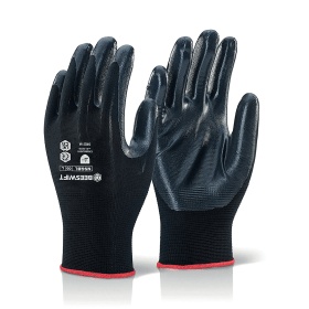 Beeswift Nite Star Gloves Black Size XL Header Card 856492 F
