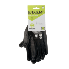 Beeswift Nite Star Nylon Gloves Black Large 782169 F