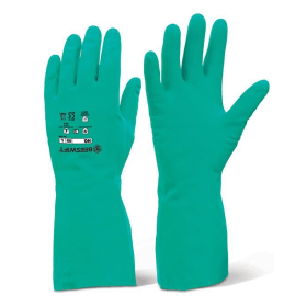 Beeswift Nitrile Green Chemical Gloves XL NCGXL 852969 F