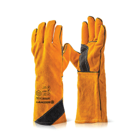 Beeswift Premium Welders Gauntlet 16 Inch Gold 10 Pack 615202 F