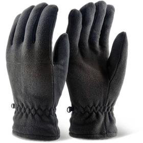 Beeswift Thinsulate Fleece Gloves Black One Size 10 Pack 510420 F