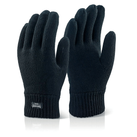 Beeswift Thinsulate Gloves Black One Size 510649 F