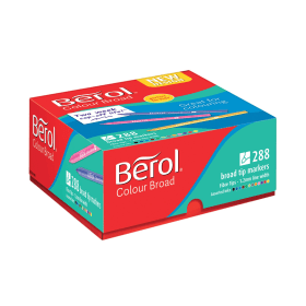Berol Colour Broad Class Pack 1.7mm Assorted 288 Pack 391622 F