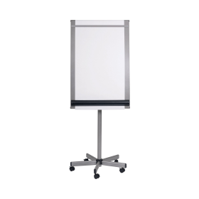 Bi Office A1 Roll Up Mobile Easel Magnetic Silver Finish 70x100cm EA4822016 408802 F
