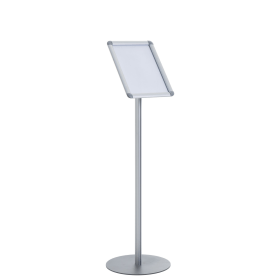 Bi Office A4 Curled Snap Display with Stand Aluminium Structure 594163 F