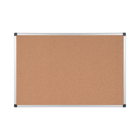 Bi Office Aluminium Frame Cork Noticeboard 1200mm x 900mm 157779 F